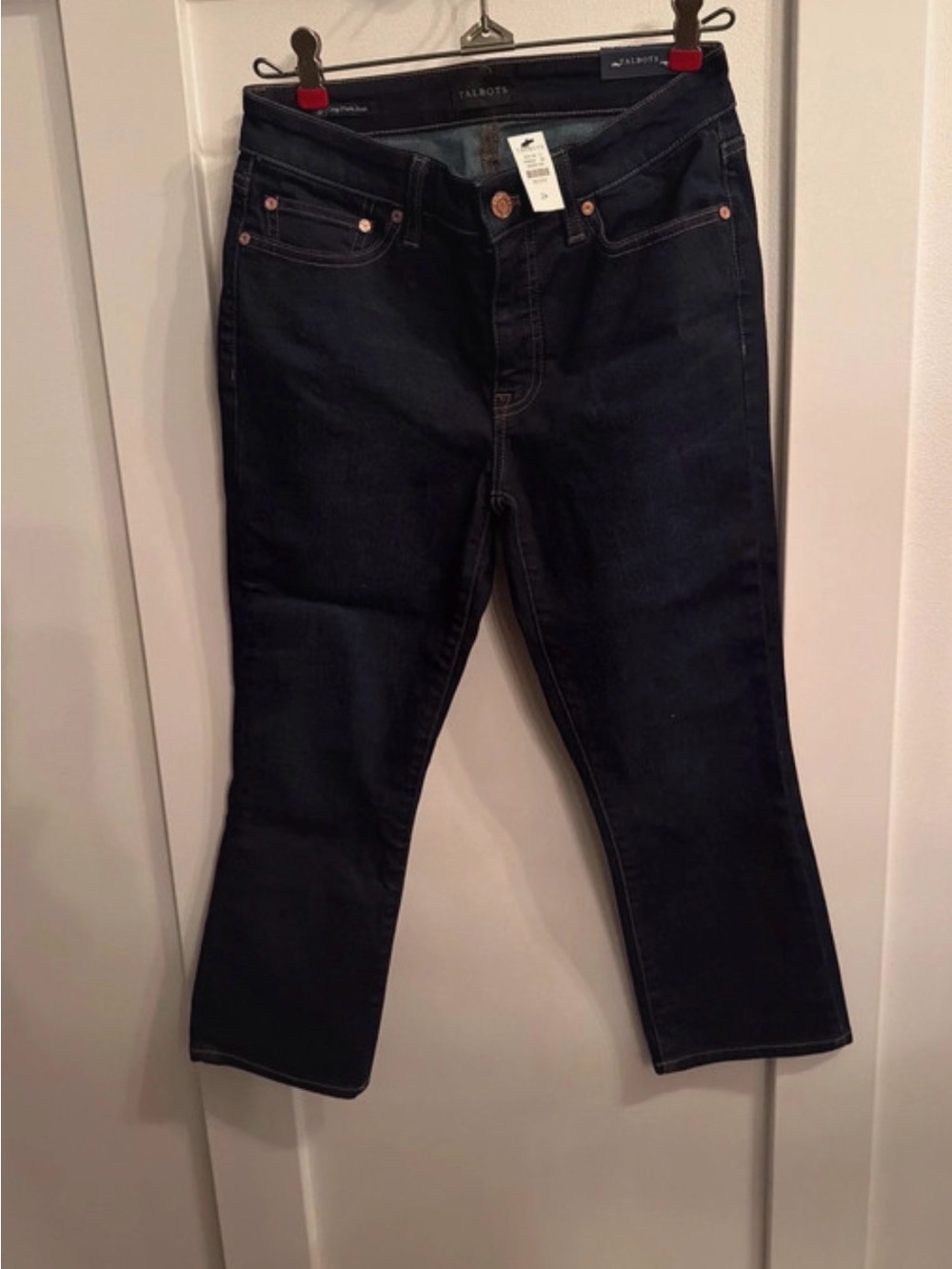 Talbots Crop Flare Jeans NWT
